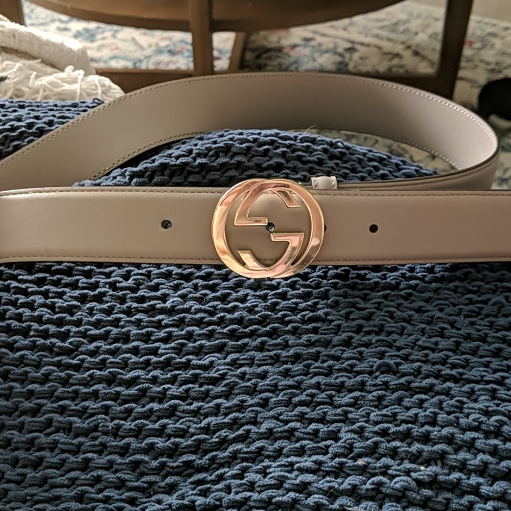 Gucci belt - gray sz 80